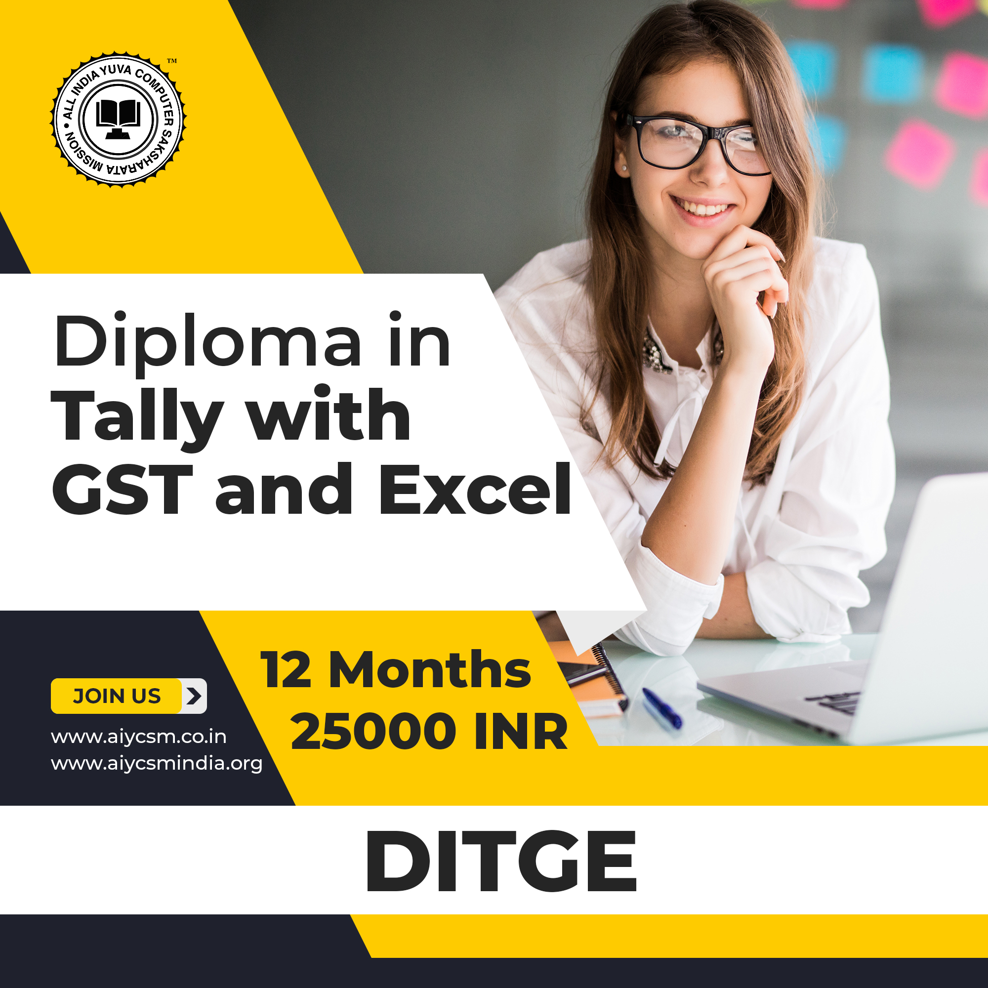 Diploma in Tally with GST and Excel