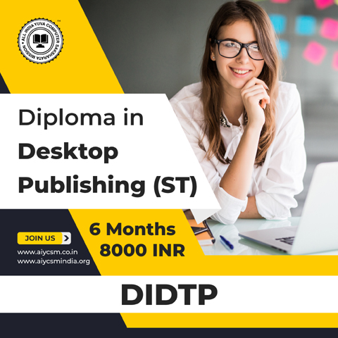 Diploma In Desktop Publishing (ST)